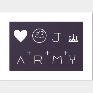 BTS Jeon Jungkook tatoo white Posters and Art